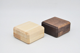 Коробка деревянная, многогранная, большая